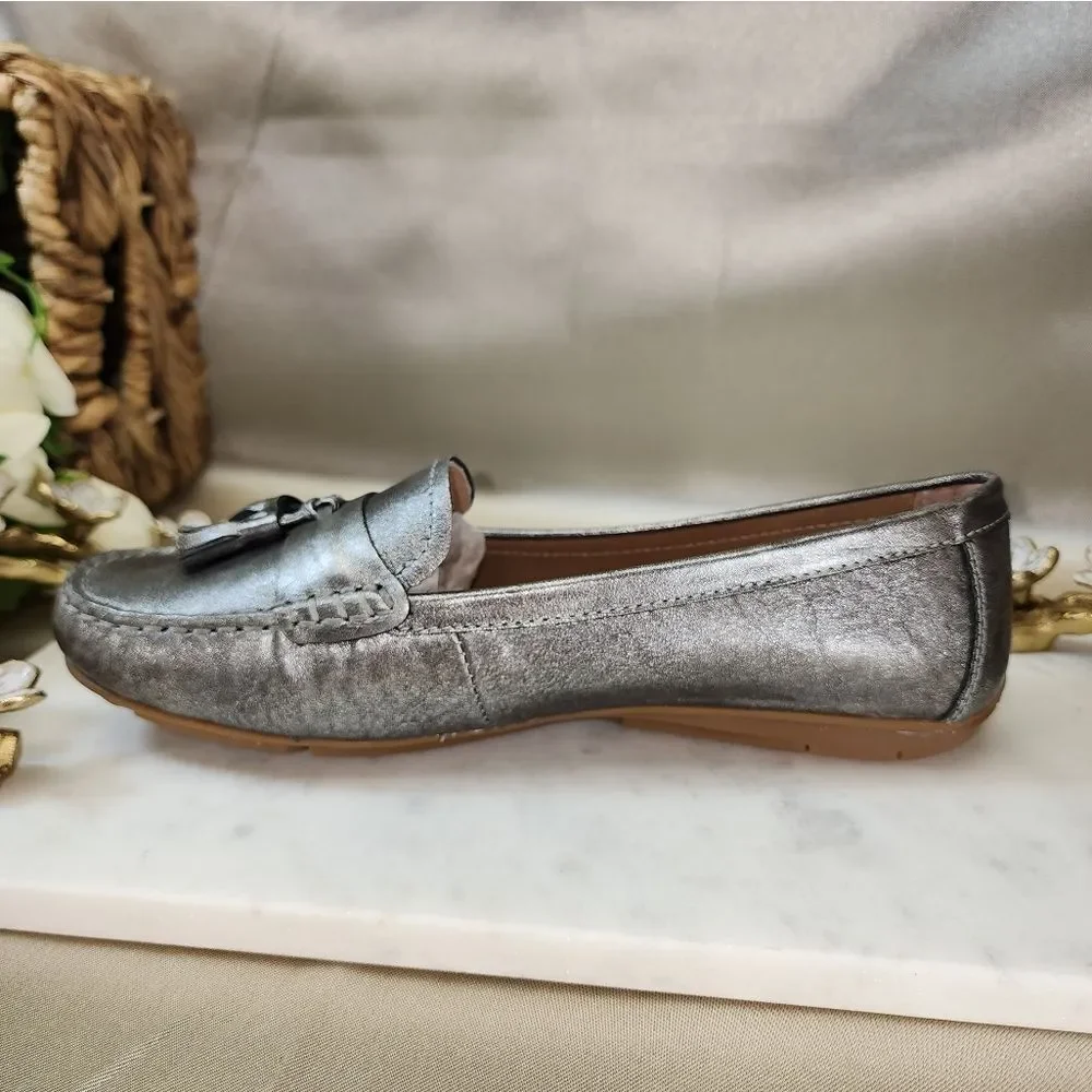 JOSEF SEIBEL Elina Leather Tassel Loafers Stunning Colorway